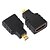 billige HDMI-kabler-xmw 0,1m 0.328ft micro HDMI hann til HDMI hunn hdmi v1.4 kontakt