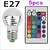 Χαμηλού Κόστους Λάμπες-3W E26/E27 LED Λάμπες Σφαίρα G45 1 SMD 2835 300-500 lm RGB Τηλεχειριζόμενο / Διακοσμητικό AC 85-265 V 5 τμχ