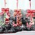 abordables Décorations-argile polymère crochet Noël suspendus décoration de Noël