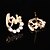 cheap Earrings-Women&#039;s Alloy Stud Earrings With Rhinestone Classical Feminine Style