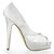 baratos Sapatos de Noiva-Mulheres Cetim Outono Salto Agulha / Plataforma Marfim / Champanhe / Branco / Casamento