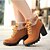 Недорогие Женские ботинки-женская обувь сапоги мода коренастый пятки ботильоны больше цветов