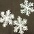 billiga Julpynt-10st juldekoration vit snöflinga smycken fest dekoration 28cm