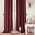 abordables Cortinas y cortinajes-Custom Made Energy Saving Curtains Drapes Two Panels 2*(72W×84&quot;L)