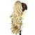 cheap Hair Pieces-claw clip synthetic 25 inch blonde long curly ponytail