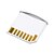 billige USB-kabler-micro sd tf til sd card kit mini adapter til ekstra lagerplads macbook air / pro / nethinden hvid
