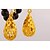 cheap Vip Deal-Blink Women&#039;s Fashion Temperament 24K Gold Earrings