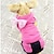 abordables Vêtements pour chiens-Chat Chien Pull Hiver Vêtements pour Chien Rouge Rose Beige Costume Laineux S M L XL