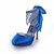 abordables Chaussures de mariée-Femme Chaussures de mariage Talons de mariage Chaussures de mariée Strass Cristal Ruban Plateau Talon Aiguille Mariage Satin L&#039;autume Ivoire Champagne Noir