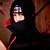 abordables Perruques Halloween-Naruto Itachi Uchiha Perruques de Cosplay Homme 80 pouce Fibre résistante à la chaleur Perruque d&#039;anime