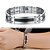 cheap Religious Jewelry-Men&#039;s Ladies Unique Design Fashion Titanium Steel Bracelet Jewelry Silver For Christmas Gifts Wedding Party Daily Casual