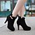 levne Dámská obuv-Women&#039;s Shoes Round Toe Stiletto Heel Ankle Boots More Colors available