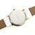 Недорогие Женские часы-onitime женская цветочный узор PU Группа кварцевые наручные часы (белый)