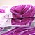 رخيصةأون أغطية اللحاف-مجموعات غطاء لحاف مجموعات الفراش 3D الناعمة المطبوعة على شكل رد الفعل على شكل الأزهار / 4 قطع (1 غطاء لحاف ، ورقة مسطحة واحدة ، شمسان)