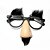 abordables Jouets d&#039;Halloween-lunettes nez / front aîné drôle - beige + noir