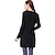 levne Dámské šaty-Women&#039;s Long Sleeved V Collar Slim Dress