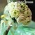 abordables Fleurs de mariage-Fleurs de mariage Bouquets Mariage Fête / Soirée Soie Coton 25cm