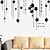Недорогие Стикеры на стену-Цветы Наклейки Простые наклейки Декоративные наклейки на стены материал Съемная Украшение дома Наклейка на стену