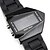 halpa Personalisoidut kellot-Henkilökohtainen lahja Watch, Hälytys Ajanotto LED LCD Digitaalinen Quartz Watch With Metalliseos Kotelon materiaali Silikoni Bändi