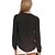abordables Oversize Sweater-hou&amp;amp;la moda con cuello en V sexy tamaño más largo de la manga de la gasa de la cremallera de la camiseta de las mujeres tong® tops blusas