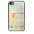 billiga Telefonskal-Personalized Phone Case - Flower Design Metal Case for iPhone 4/4S