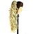 cheap Hair Pieces-Ponytails Synthetic Hair Hair Piece Hair Extension Curly / Classic / Kinky Curly Daily / Blonde