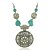cheap Necklaces-Women&#039;s Round Shape Turquoise Alloy Party Daily