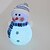 Недорогие Рождественский декор-16см креативный красочный ледяной кристалл рождественские снеговики привели свет