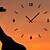 Недорогие Настенные часы на холсте-Современный современный холст Прямоугольный Животный принт В помещении AA Украшение Настенные часы Аналоговый Нет