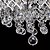 billiga Takfasta och semitakfasta taklampor-1-ljus 30 cm (11,8 tum) kristall infällningsbelysning metall krom traditionell / klassisk 110-120v / 220-240v / e12 / e14