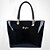 cheap Handbag &amp; Totes-Women Bags All Seasons Patent Leather Shoulder Bag Tote with for Event/Party Casual Formal Office &amp; Career Black Red Blue Cream