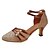 ieftine Pantofi Dans Clasic &amp; Modern-Pentru femei Pantofi Moderni Paillertte / Imitație de Piele Sandale Paiete / Cataramă Toc Stilat NePersonalizabili Pantofi de dans Maro