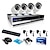 voordelige NVR-kits-sinocam® 4ch nvr en 720p p2p ip camera beveiligingssysteem kit ondersteuning video push