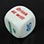 cheap Dices &amp; Chips-Dice Chips Spoof Fun Dice Fun Large Size Polycarbonate Classic Pieces Kid&#039;s Toy Gift