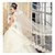 رخيصةأون طرحات الزفاف-One-tier Lace Applique Edge الحجاب الزفاف Cathedral Veils مع 157،48 في (400cm) ساتان / تول