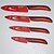 cheap Cutlery-4 Pieces 3&#039;&#039; /4&#039;&#039; / 5&#039;&#039; / 6&#039;&#039; Flower Printed Ceramic Knife Set with Covers