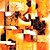 abordables Tableaux Encadrés-Toile Encadrée Set de Cadres Fantaisie Art mural, PVC Matériel Avec Cadre Décoration d&#039;intérieur Cadre Art Salle de séjour Chambre à