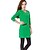 levne Dámské šaty-Women&#039;s Long Sleeved V Collar Slim Dress