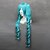 abordables Perruques éguisements de jeux vidéo-Perruques de Cosplay Vocaloid Hatsune Miku Manga / Jeux Vidéo Perruques de Cosplay 172.72 cm CM Fibre résistante à la chaleur Femme