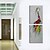 voordelige Pop-art schilderijen-Handgeschilderde Pop Art Pystysuora panoraama, Modern Traditioneel Kangas Hang-geschilderd olieverfschilderij Huisdecoratie Twee panelen
