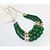 cheap Necklaces-Women&#039;s Statement Necklace Layered Necklace Layered Beads Ladies Personalized European Multi Layer Alloy Fuchsia Green Blue Black Beige Necklace Jewelry For