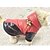 Недорогие Одежда для собак-Кошка Собака Плащи Пайетки на открытом воздухе Зима Одежда для собак Красный Синий Костюм Кожа PU Хлопок S M L XL