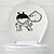 cheap Wall Stickers-Cartoon Wall Stickers Plane Wall Stickers Toilet Stickers, PVC(PolyVinyl Chloride) Home Decoration Wall Decal Toilet Decoration / Removable