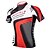 cheap Women&#039;s Cycling Clothing-WOLFBIKE Men&#039;s Short Sleeve Cycling Jersey Polyester Bike Jersey Top Mountain Bike MTB Road Bike Cycling Breathable Quick Dry Back Pocket Sports Clothing Apparel / Stretchy / Advanced / Advanced