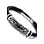 cheap Men&#039;s Bracelets-Men&#039;s Leather Bracelet - Leather, Titanium Steel Unique Design, Fashion Bracelet Silver / Black For Christmas Gifts / Wedding / Party