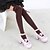 cheap Stockings-Socks / Long Stockings / Thigh High Socks Sweet Lolita Dress Sweet Lolita / Lolita Women&#039;s White / Black / Brown Lolita Accessories Solid
