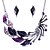 cheap Jewelry Sets-Women&#039;s Others Jewelry Set Earrings / Necklace - Regular Purple / Green / Blue For Party