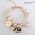 cheap Bracelets-Women&#039;s Bowknot Chiffon Elephant Pendant Alloy Bracelet