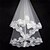 abordables La Tienda de Boda-One-tier Lace Applique Edge Wedding Veil Fingertip Veils with 59.06 in (150cm) Tulle