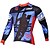 cheap Women&#039;s Cycling Clothing-ILPALADINO Men&#039;s Long Sleeve Cycling Jersey Winter Summer Polyester Cartoon Funny Bike Top Mountain Bike MTB Road Bike Cycling Ultraviolet Resistant Quick Dry Breathable Sports Clothing Apparel